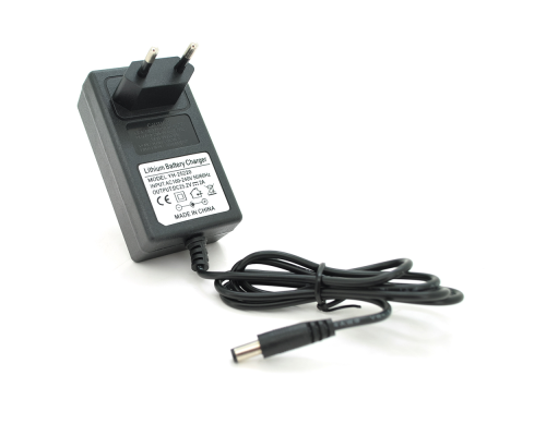 Зарядний пристрій для акумуляторів Li-ion 25,2V2A,6S,штекер 5.5*2.1,BOX,Q200
