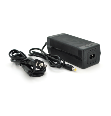Зарядний пристрій QiSuo QS-SJT-65E для акумуляторів Li-ion 12V (12,6V pin5.5x2.1 + перехідник, BOX