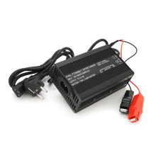 Зарядний пристрій для акумуляторів LiFePo4 60V(73V),20S,4A, + крокодили,135x90x50mm. 600 г