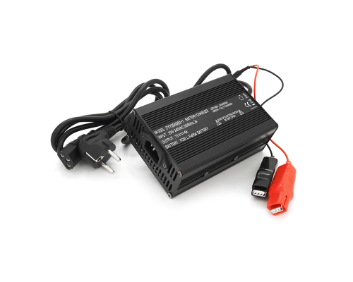 Зарядний пристрій для акумуляторів LiFePo4 60V(73V),20S,4A, + крокодили,135x90x50mm. 600 г