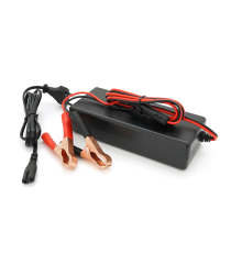 Зарядний пристрій для акумуляторів Li-ion 12V (12,6V),3S,6A, індикація.с крокодилами (Clips)