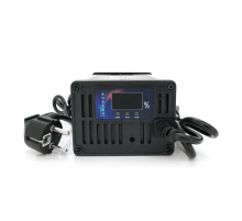 Зарядний пристрій для акумуляторів LiFePO4 60V(73V),20S,8A, 480Вт. штекер Triangle plug (T-tipe/C13/IEC). 185x88x60mm 1 кг
