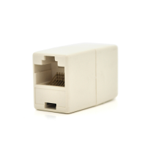 З'єднувач RJ45 8P8C мама/мама RJ45 для з'єднання кабелю, бежевий, Q100