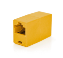 З'єднувач RJ45 8P8C мама/мама RJ45 для з'єднання кабелю, помаранчевий, Q100