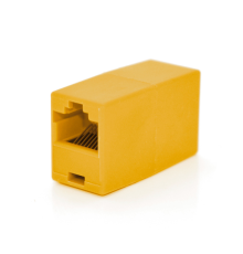 З'єднувач RJ45 8P8C мама/мама RJ45 для з'єднання кабелю, помаранчевий, Q100