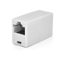 З'єднувач RJ45 8P8C мама/мама RJ45 для з'єднання кабелю, білий, Q100