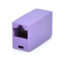 З'єднувач RJ45 8P8C мама/мама RJ45 для з'єднання кабелю, фіолетовий, Q100