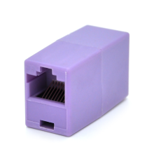 З'єднувач RJ45 8P8C мама/мама RJ45 для з'єднання кабелю, фіолетовий, Q100