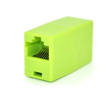 З'єднувач RJ45 8P8C мама/мама RJ45 для з'єднання кабелю, зелений, Q100