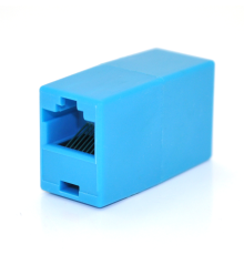 З'єднувач RJ45 8P8C мама/мама RJ45 для з'єднання кабелю, блакитний, Q100