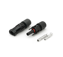 Конектор MC4 YRO DC 1000V, 30A, луджений-мідний під затискач, під переріз 1.5-4mm2, під кабель 4-6mm, вогнестійкість UL94-VO, IP67, Q2000 Black