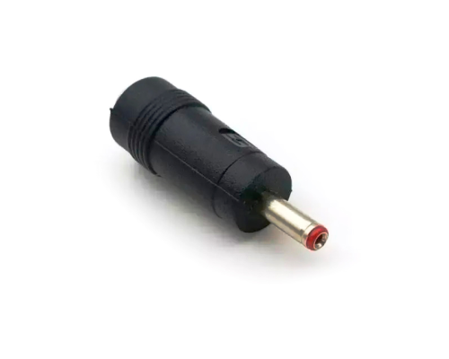Перехідник DC 5.5x2.1mm (мама) - 3.5х1.35mm (тато) Red Перехідник DC 5.5x2.1mm (мама) - 3.5х1.35mm (тато) Red