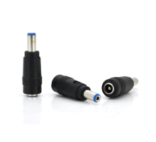 Перехідник DC 5.5x2.1mm (тато) - 5,5х2,5mm (мама) Blue