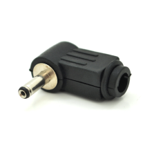 Перехідник DC 3.5x1.1mm (тато) під пайку, штекер 90°