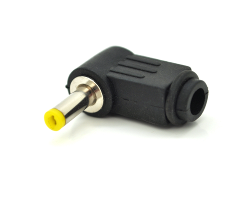 Перехідник DC 4.0x1.7mm (тато) під пайку, штекер 90°