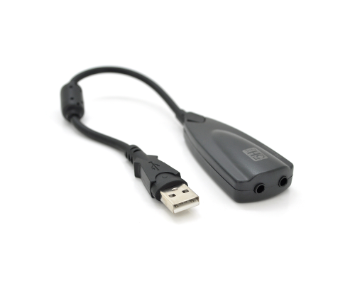 Контролер USB-sound card (7.1) 3D sound (Windows 7 ready), 20см кабель з ферритом, Blister Q250