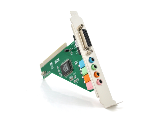 Звукова карта PCI - 4CH (c-media 8738), 3D 4.1, Windows 98 / Windows2000 / XP / NT win7 32/64, BOX