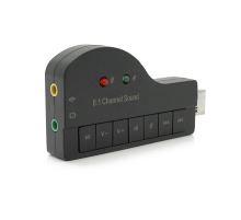Контролер USB-sound card (8.1) 3D sound (Windows 7 ready), Blister