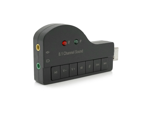 Контролер USB-sound card (8.1) 3D sound (Windows 7 ready), Blister