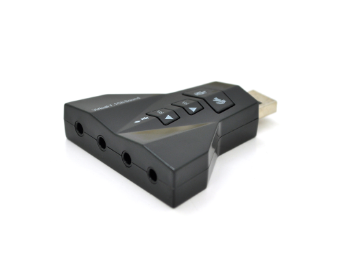 Контролер USB-sound card (7.1) 3D sound (Windows 7 ready), Blister
