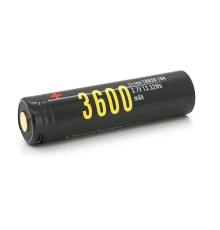 Акумулятор 18650 Li-Ion Soshine 18650USB-3.7-3600, microUSB, 3600mAh, 4.5A, 4.2/3.6/2.75V, Black